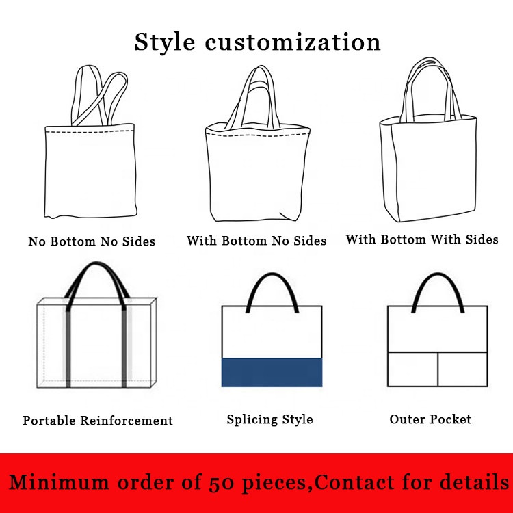 Wholesale Eco-Friendly Webbing Handle Canvas Cotton Tote Bag Customized Logo Women Tote Shopping Bag Ith Zipper And Pocket
