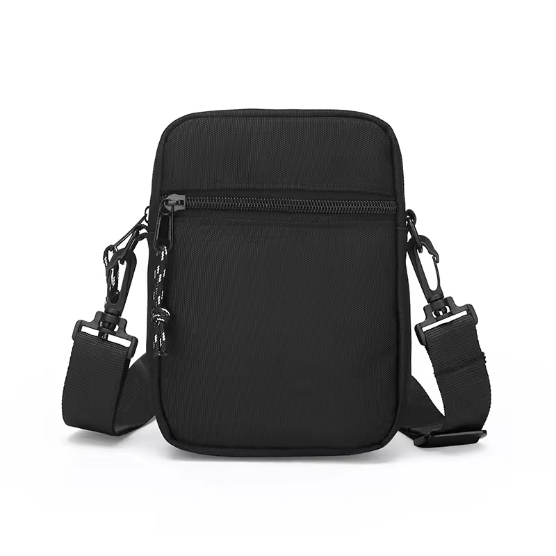 Custom Logo Waterproof Small Crossbody Sport Strip Sling Shoulder Bag Large Capacity Messenger Bag Man Sacoche Homme