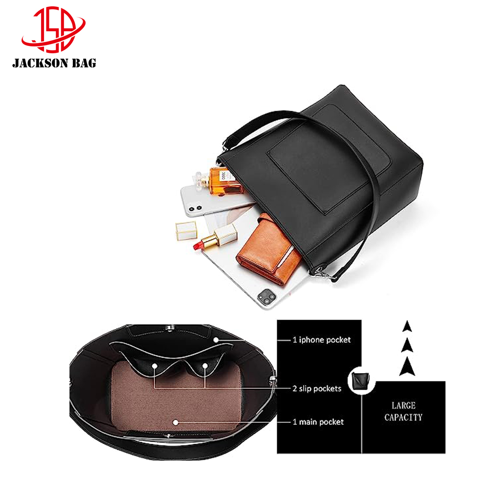 Bucket Bag Purses Bucket Bags and Purses for Women Drawstring and Shoulder Handbags with Detachable Straps