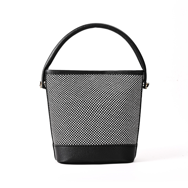Source-factory Cross-border Urban Simplicity PU Small Bucket Bag Best-selling Womens Bag Made Synthetic Leather