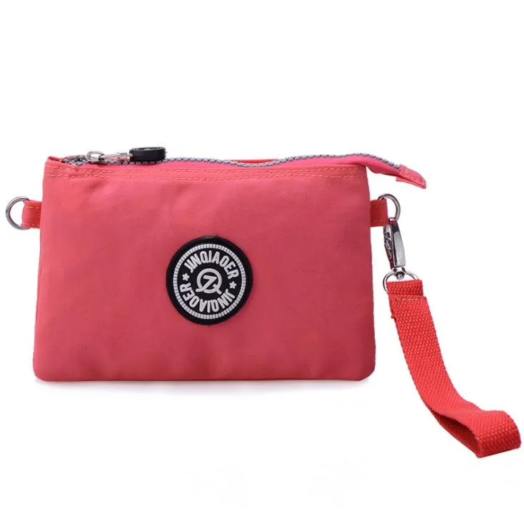 New Waterproof Nylon Women Handbag Mobile Wallet Clutch Bag Lady Crossbody Bag