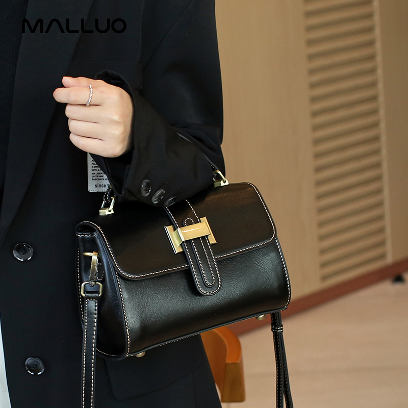 2025 New Retro Fashion Women's Leather Bag Hot Sale Genuine Leather Shoulder Luxury Women's Crossbody Bag for Ladies' Daily Use