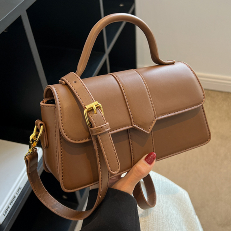 Online Retailer's 2025 New Fashion Women's Daily Crossbody Handbag Small Square Designer Leather Bag Sac Tendance Shoulder Bag