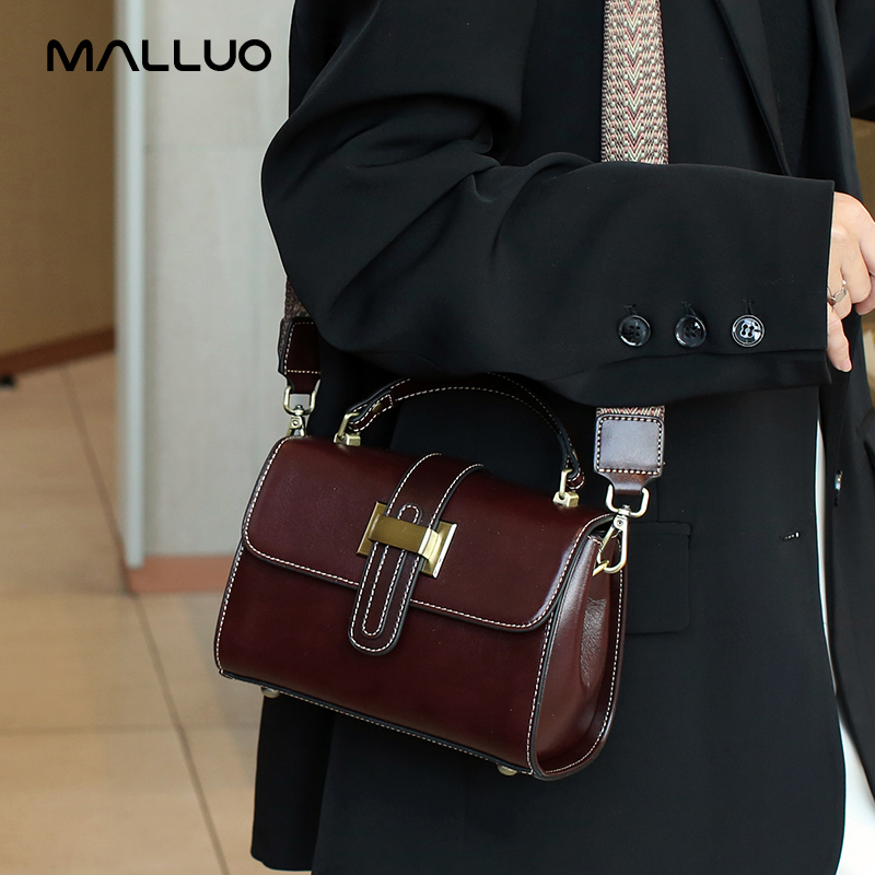 2025 New Retro Fashion Women's Leather Bag Hot Sale Genuine Leather Shoulder Luxury Women's Crossbody Bag for Ladies' Daily Use