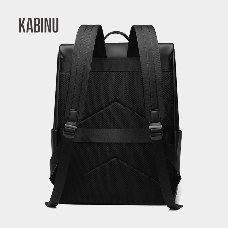 KABINU 15.6 Inch Laptop Backpack Waterproof Oxford Business Sports Bag Geometric Design School Backpack For Men Custom Logo