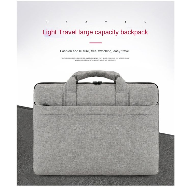 High Quality Custom Logo Portable Business Briefcase with Large Capacity for Work Travel