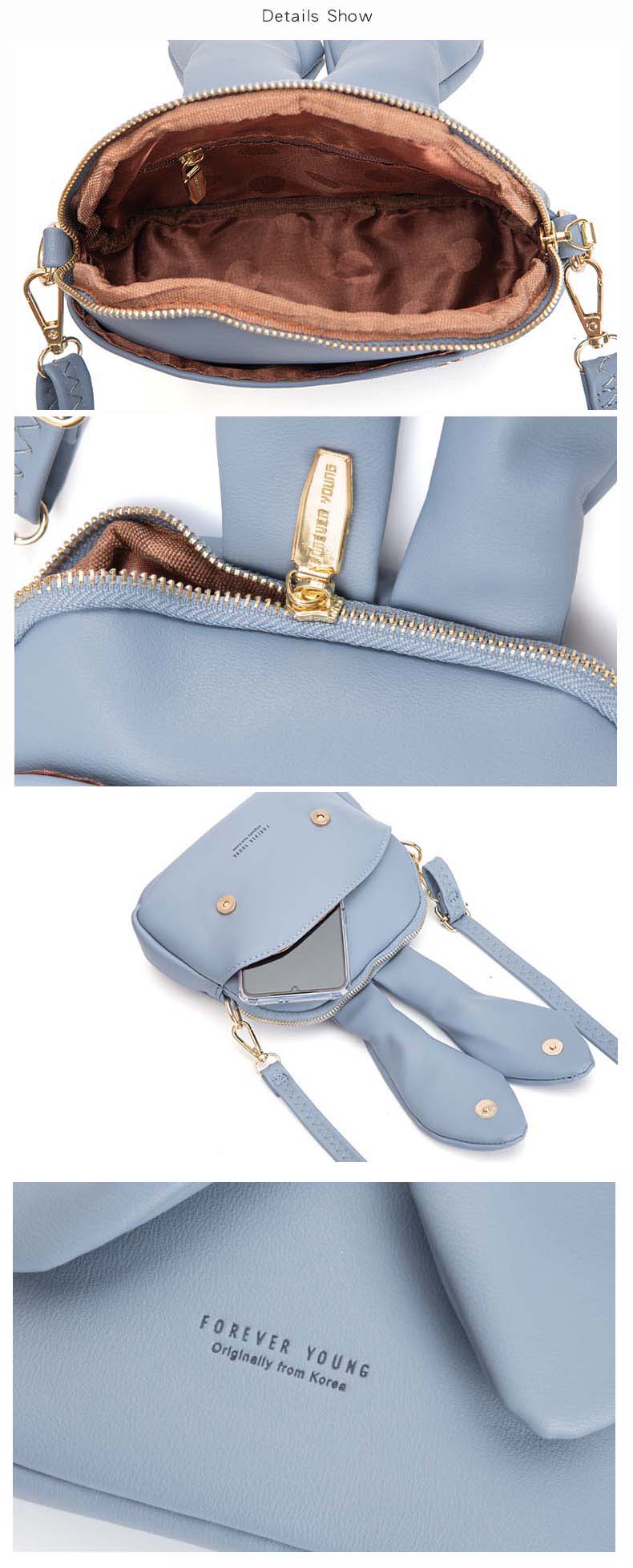 Lady hand short wallet side profile