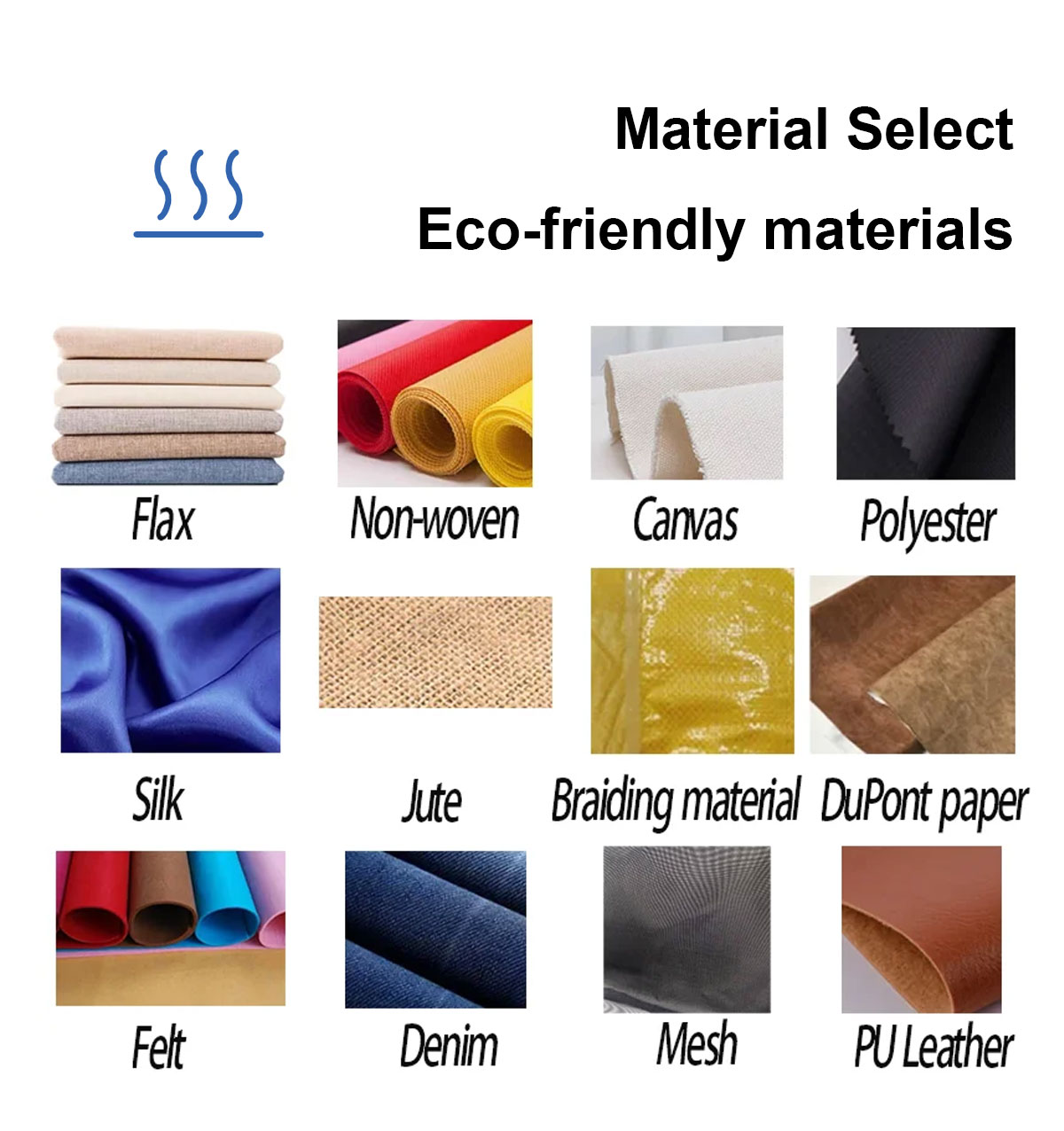 Material select options