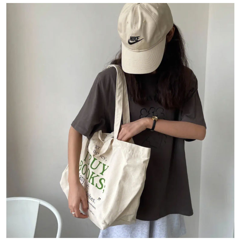 TOP Design Economical Cotton Tote Bag Lightweight Reusable Grocery Canvas Cloth Bags for DIY Advertising Promotion Gift