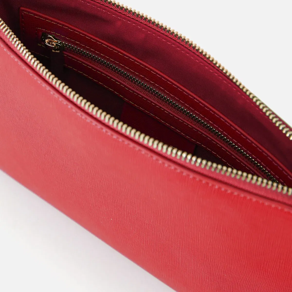 Women Genuine Cow Leather Envelope Purse Crossbody Clutch Bag