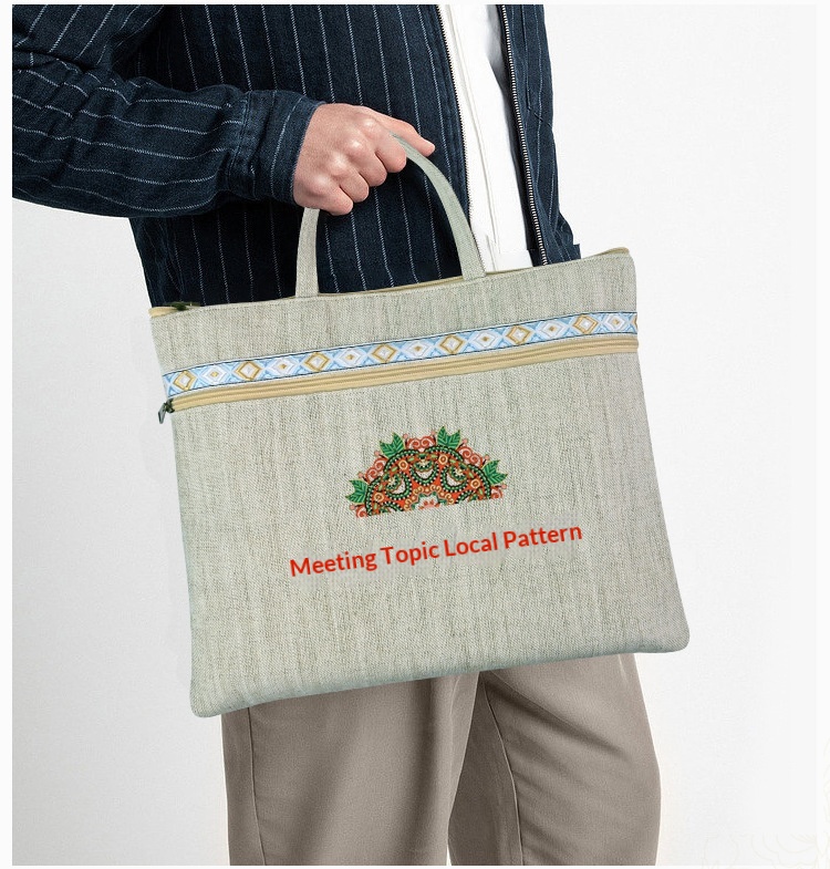 Ethnic Style Document Bag Detail 15