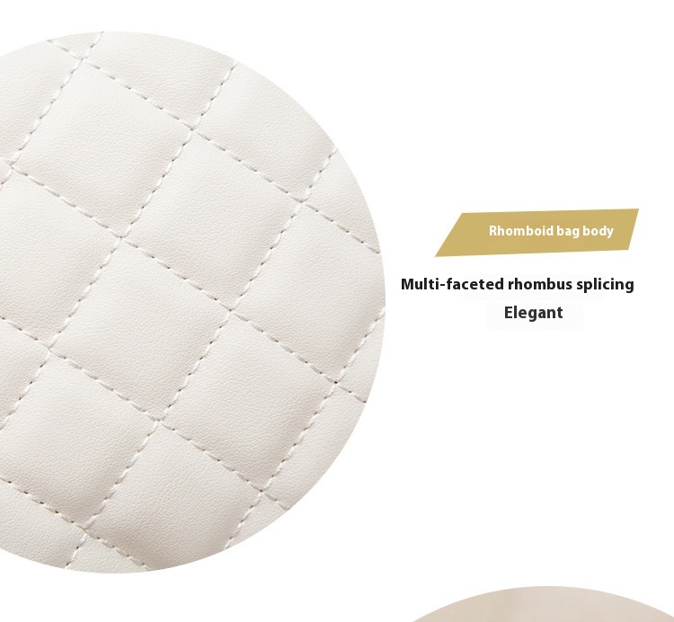 Dropshipping New Arrival Fashion Casual Quilted Style Quilted Shell Bag Embroidered Shoulder Crossbody Satchel Bag
