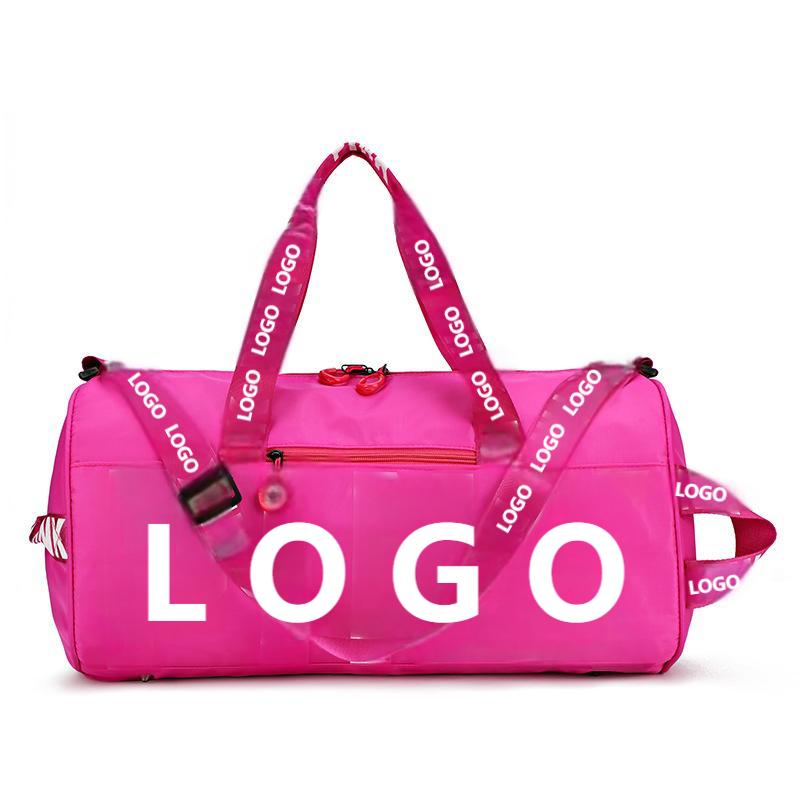 Wholesale Custom Fashion Duffel Bags Foldable &amp; Waterproof Gym Bag for Women &amp; Men's Travel Made From Polyester Zipper Closure