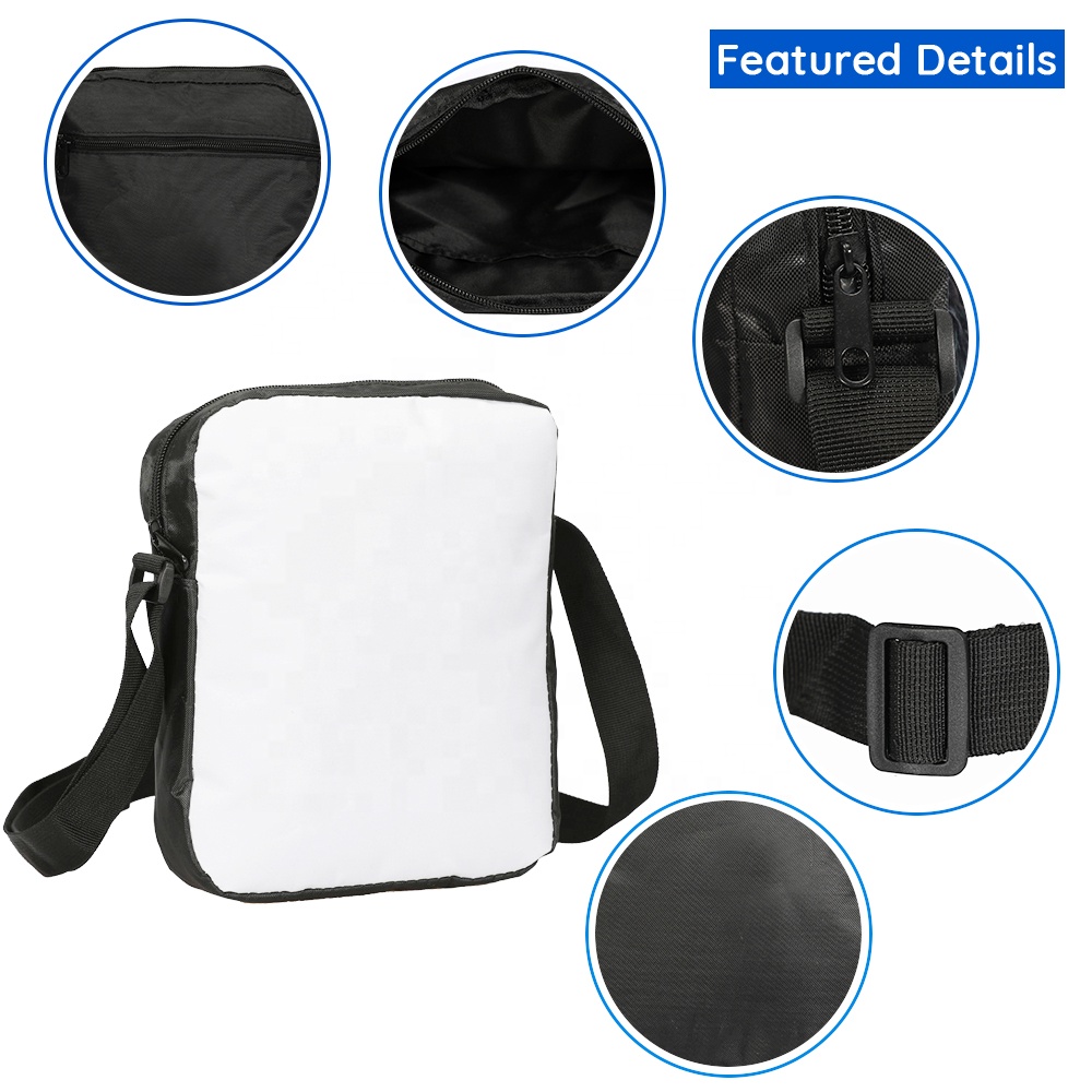 Custom Unisex Skull Crossbody Bag Waterproof Sling Shoulder Bag Casual Small Nylon Messenger Bag