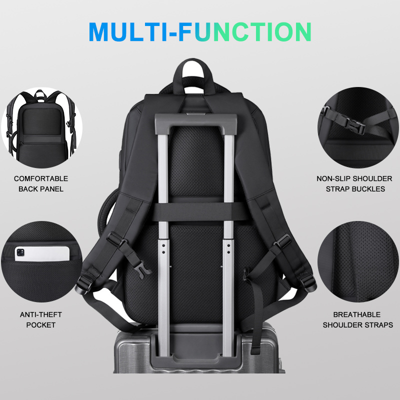 2026 New Arrival 17 Inch Business Backpack,Type-C Charging Design, High Capacity Laptop Backpack Factory Direct for Daily Use