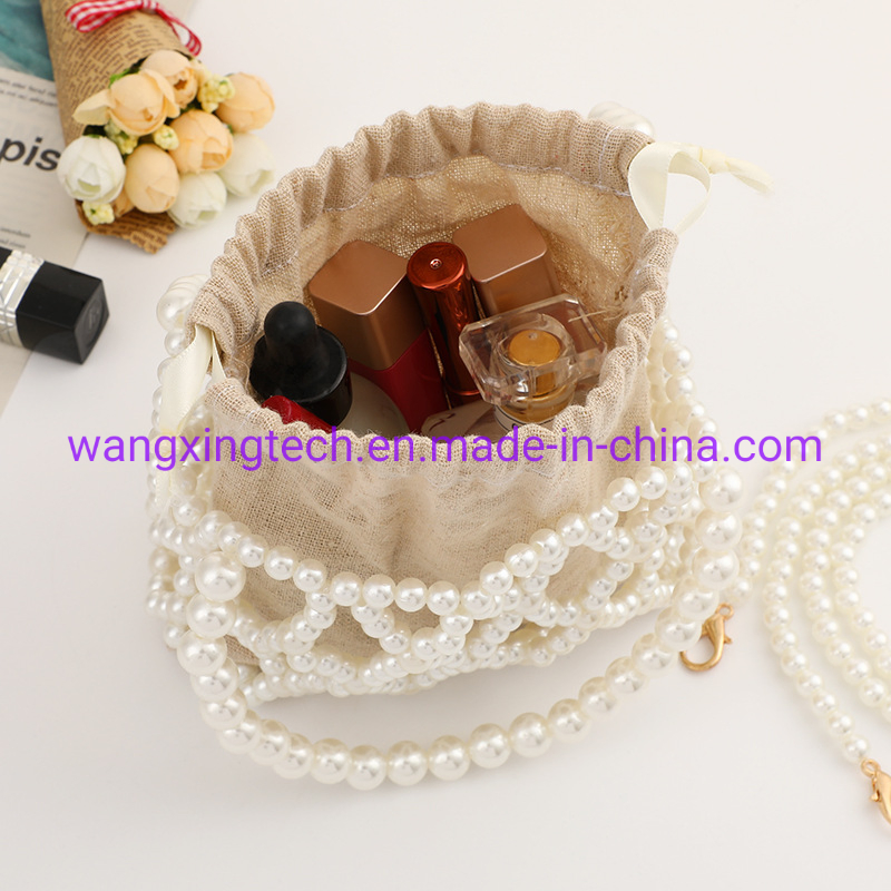 Cheap Women's Cloth Bag Handbag Evening Bag Pearl Mesh Ladies Dress Dinner Fashion Clutch Bag