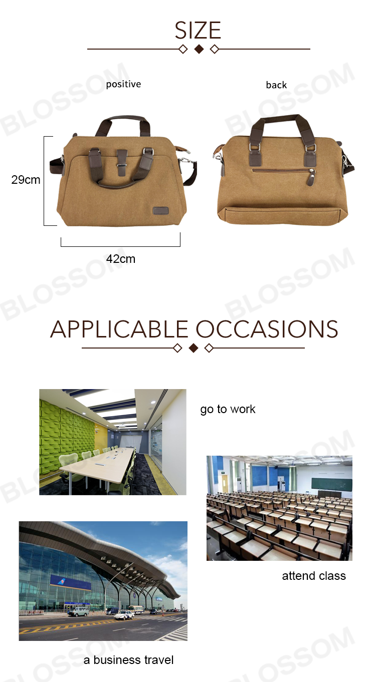 Canvas Briefcase View 3