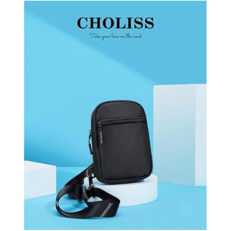 Custom logo Sling Bags for Men Women Small Waterproof Crossbody Shoulder Bags Wholesale Casual Phone Chest Bag Pocket Pouch