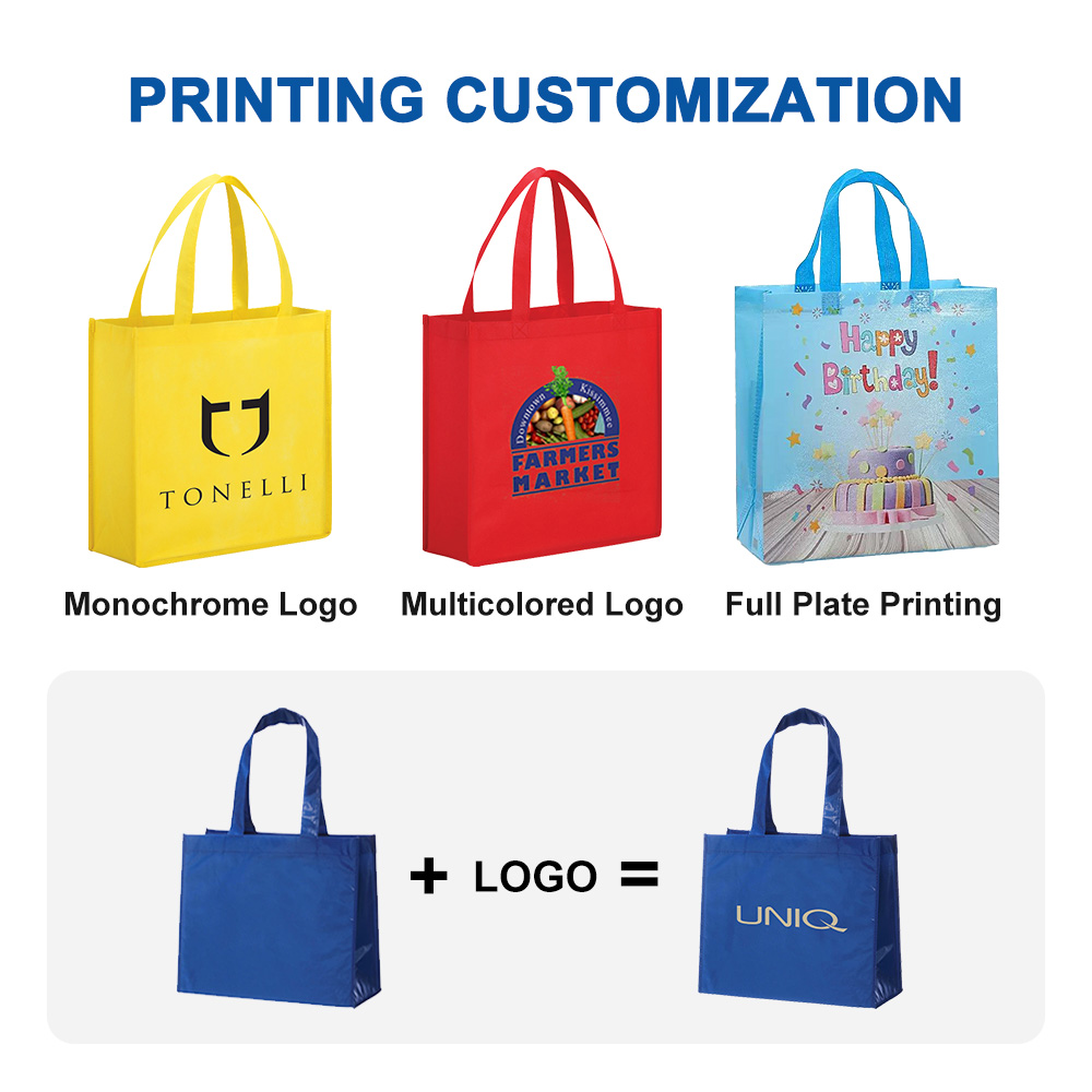 Wholesale Custom Printed Thick Cotton Canvas Tote Bag Reusable Shopping Cloth Bag for Promotion &amp; Gift