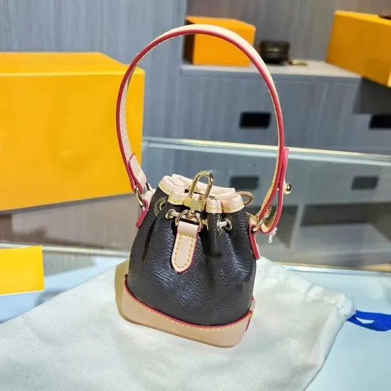 Newest Classic Purses Clutch Bags Brand Colorful Gradient Letter Plaid Printing Small Bucket Bag 1: 1 Refined Replica Product