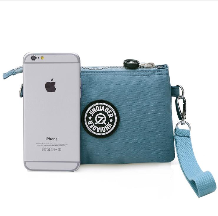 New Waterproof Nylon Women Handbag Mobile Wallet Clutch Bag Lady Crossbody Bag