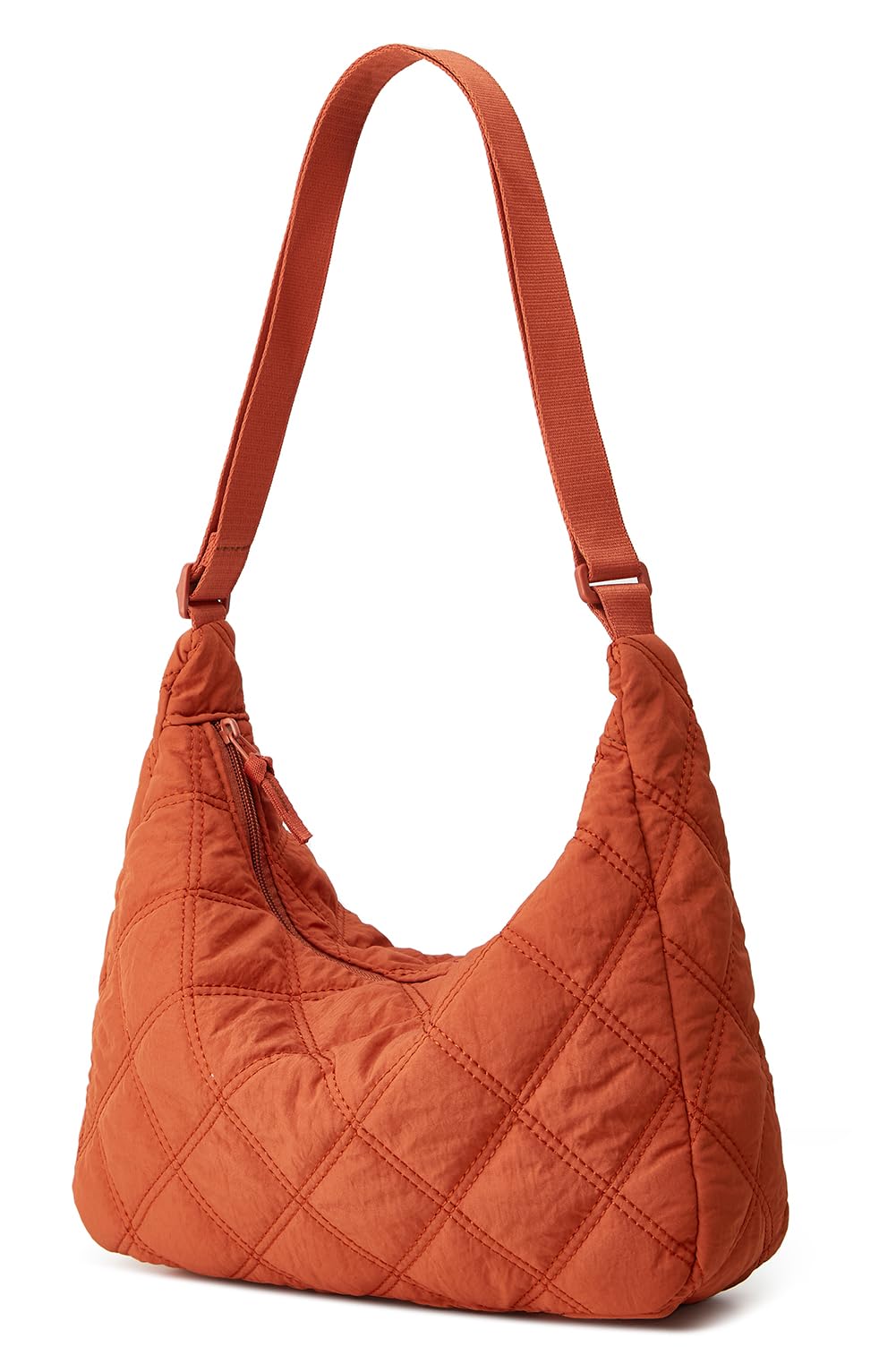 Hobo Bag Puffer Totes Crossbody Hand Bag Solid Color Rhombus Down Padded Dumpling Purse Hand Bag