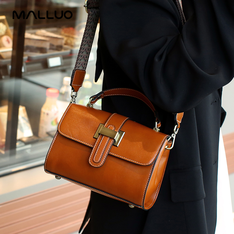 2025 New Retro Fashion Women's Leather Bag Hot Sale Genuine Leather Shoulder Luxury Women's Crossbody Bag for Ladies' Daily Use