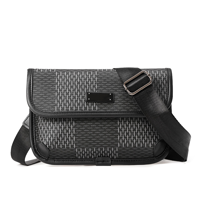 High Quality Rmove Fashion Small Classic Pu Waterproof Custom Logo Lightweight Durable Anti-Theft Men Messenger Shoulder Bags