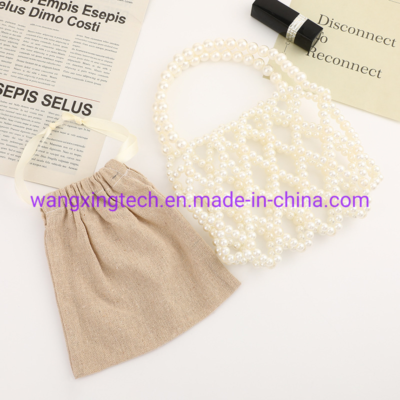 Cheap Women's Cloth Bag Handbag Evening Bag Pearl Mesh Ladies Dress Dinner Fashion Clutch Bag