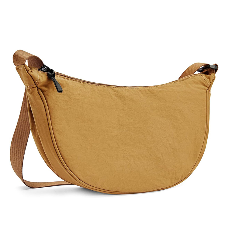 Customized Waterproof Nylon Shoulder Fanny Waist Bag Purses Crossbody Dumpling Bag Pouch Fanny Pack Fashion Belt Bag for Women
