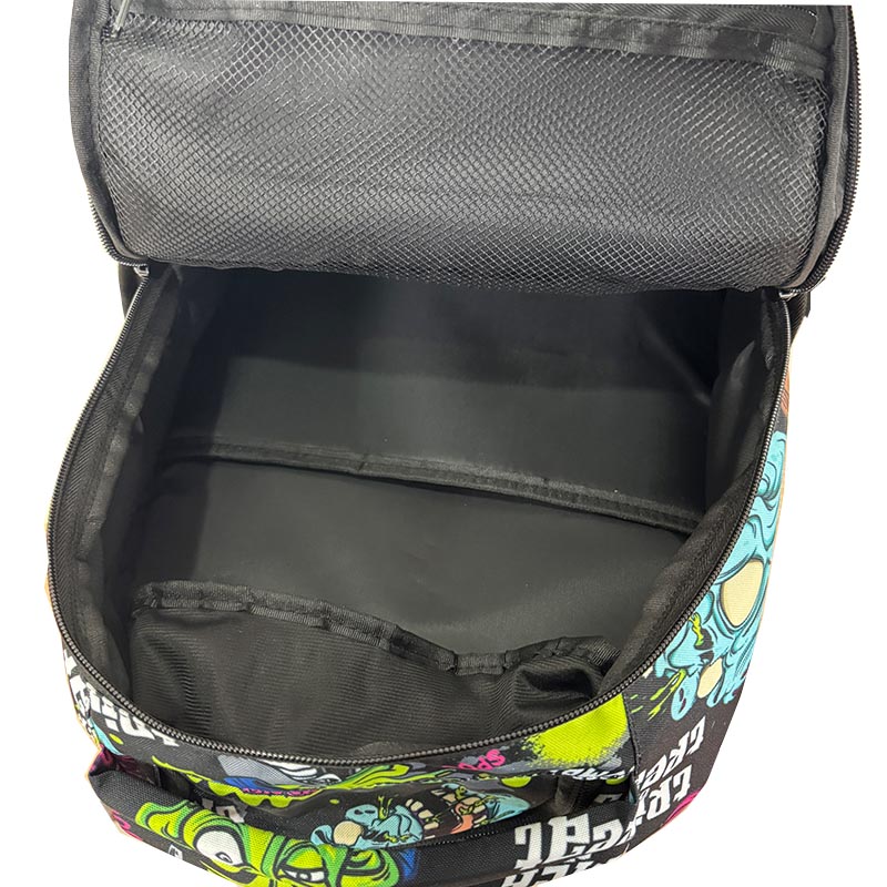 3d Printing Bookbag Personalized Recycled Polyester Graffiti Backpack Sports Travel School Bags with Laptop Pocket for Men Women