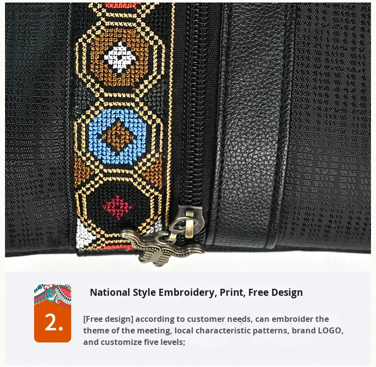 Ethnic Style Document Bag Detail 8