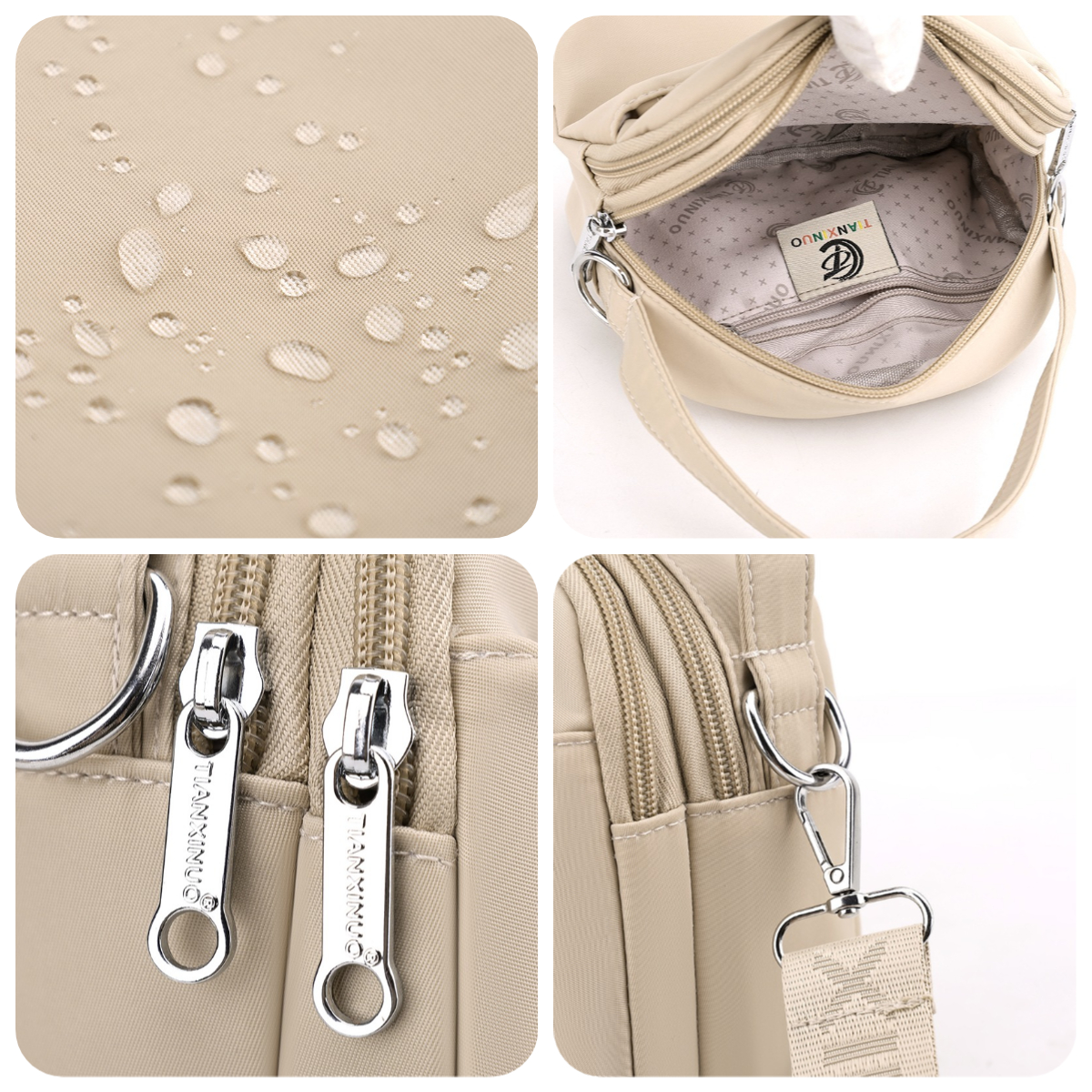 Fashion Vintage Stylish Nylon Satchel Bag Single Strap Unique Cute Shoulder Bag Women Casual Stylish New High Quality Handbags