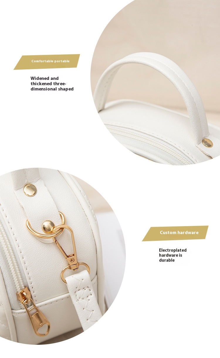 Dropshipping New Arrival Fashion Casual Quilted Style Quilted Shell Bag Embroidered Shoulder Crossbody Satchel Bag