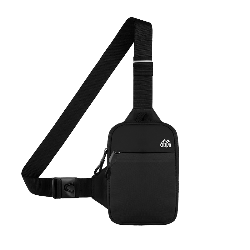 Multifunctional Outdoor Sports Fanny Pack Nylon Single Shoulder Sling Bags Casual Zipper Small Crossbody Chest Bag