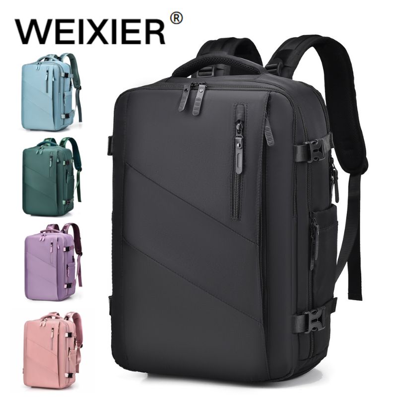 Popular Customized Logo Men's Minimalist Office Backpack Multi-Compartments High Capacity Oxford Laptop Backpack Travel Backpack