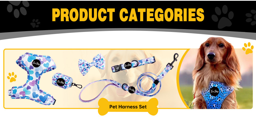 6 Pack Dog Harness Set