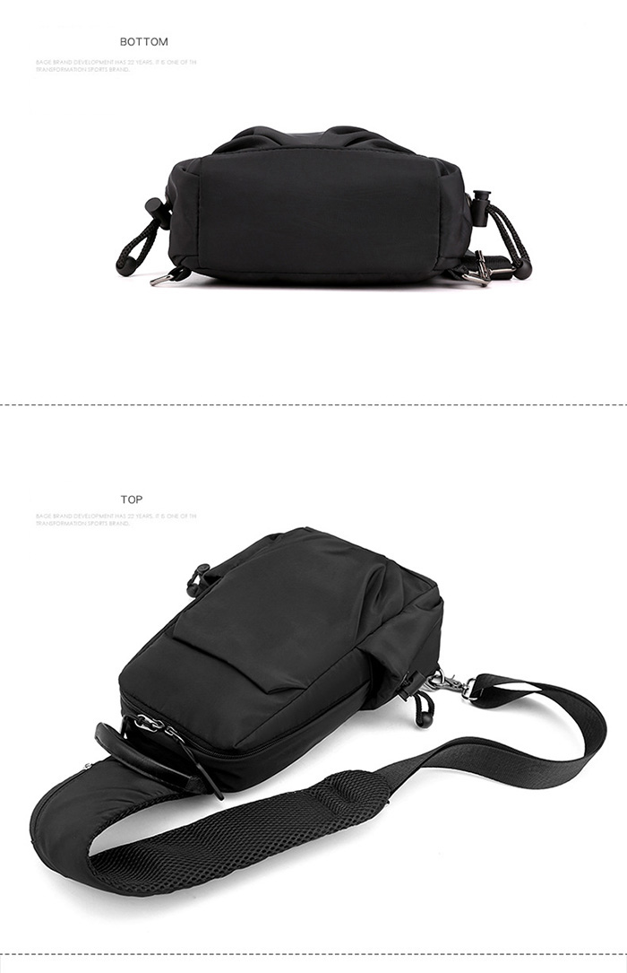 New Multifunctional Messenger Bag Small Backpack Yiwu Waterproof Casual Nylon Bag Men Crossbody Bags