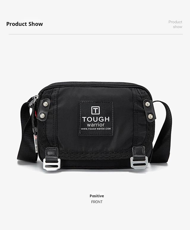 Wholesale Custom New Men's Nylon Waterproof Shoulder Crossbody Bag Fashion Casual Multi Compartment Sling Bag for Outdoor