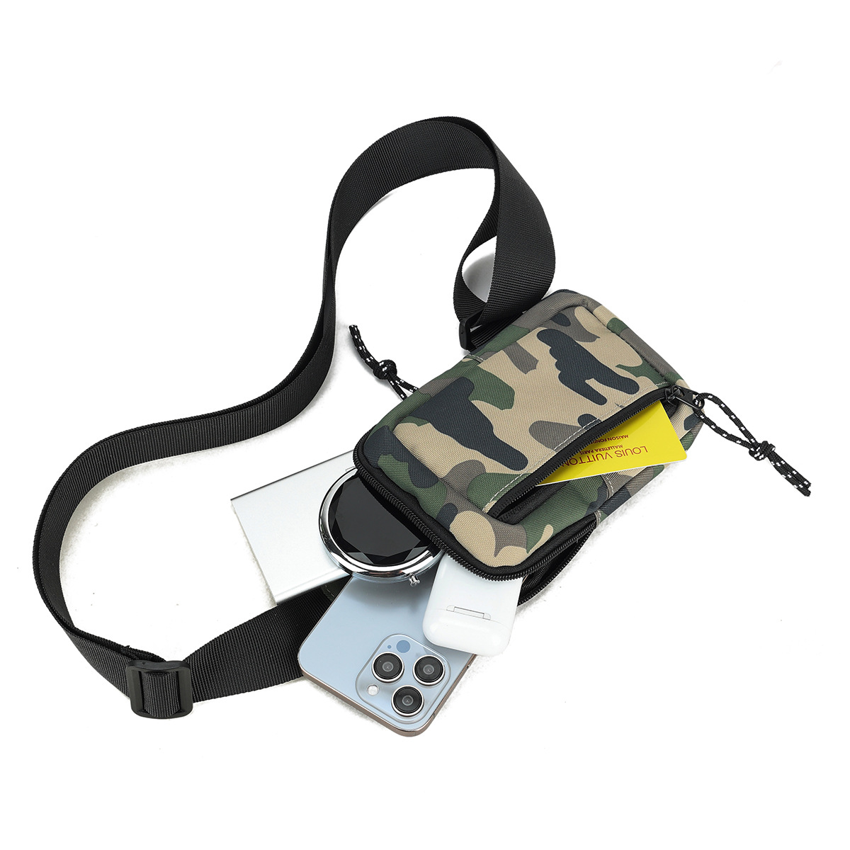 Small Quantity Customization Crossbody Sling Travel Hiking Running Chest Daypack Leisure Crossbody Handbags Boys Cross Body Bag