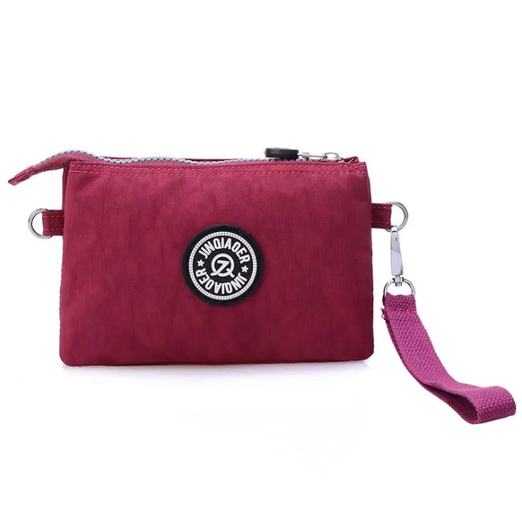 New Waterproof Nylon Women Handbag Mobile Wallet Clutch Bag Lady Crossbody Bag