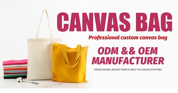 Customized Canvas Shopping Tote Bag Preview 1