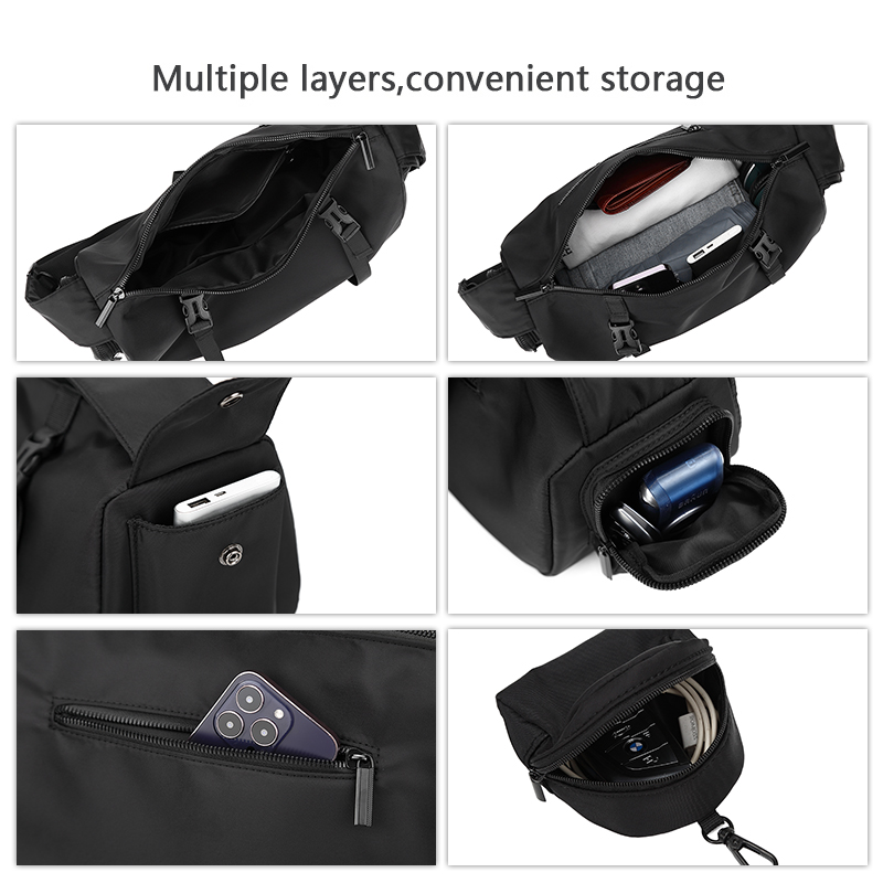 Sling Bag Travel Teenagers Mens Satchel Shoulder Messenger Bags Crossbody Bag for Men