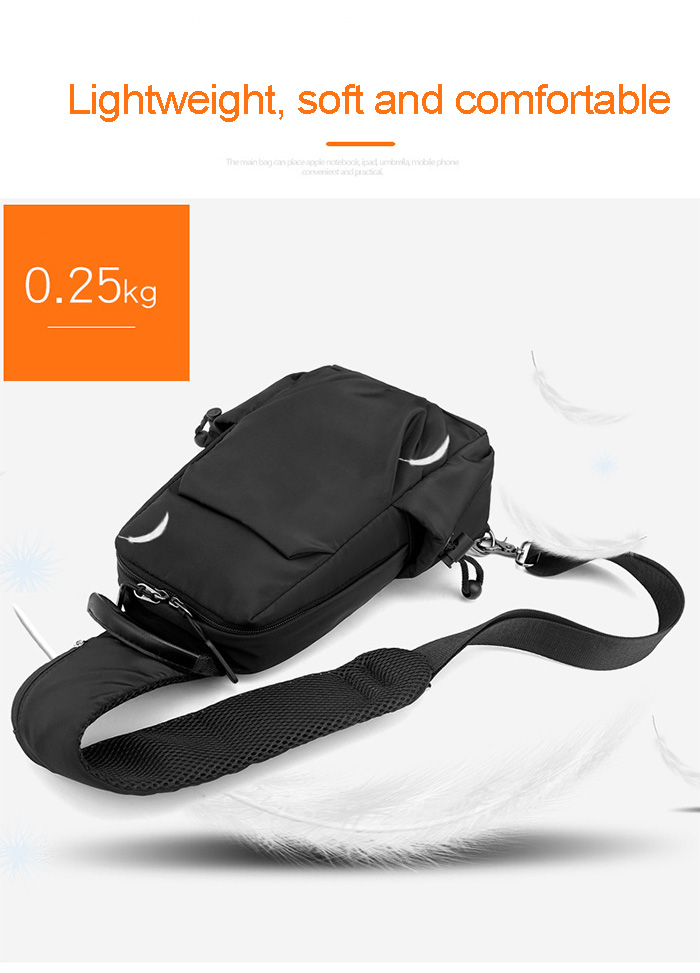 New Multifunctional Messenger Bag Small Backpack Yiwu Waterproof Casual Nylon Bag Men Crossbody Bags
