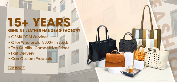 Genuine Leather Bucket Bag Showcase 1
