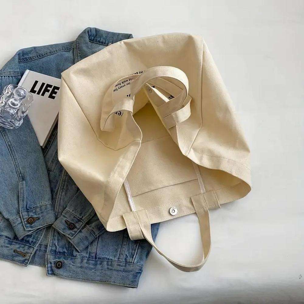 Custom Logo Luxury Women's Shoulder Bags Cheap Price Fashion Stylish And Thick Canvas Tote Bags