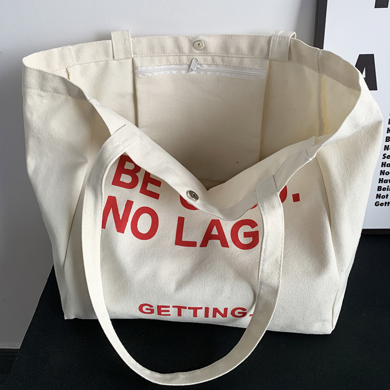 Custom Printed Eco Recycled Shopping Bag Plain Organic Cotton Canvas Tote Bag With Logo