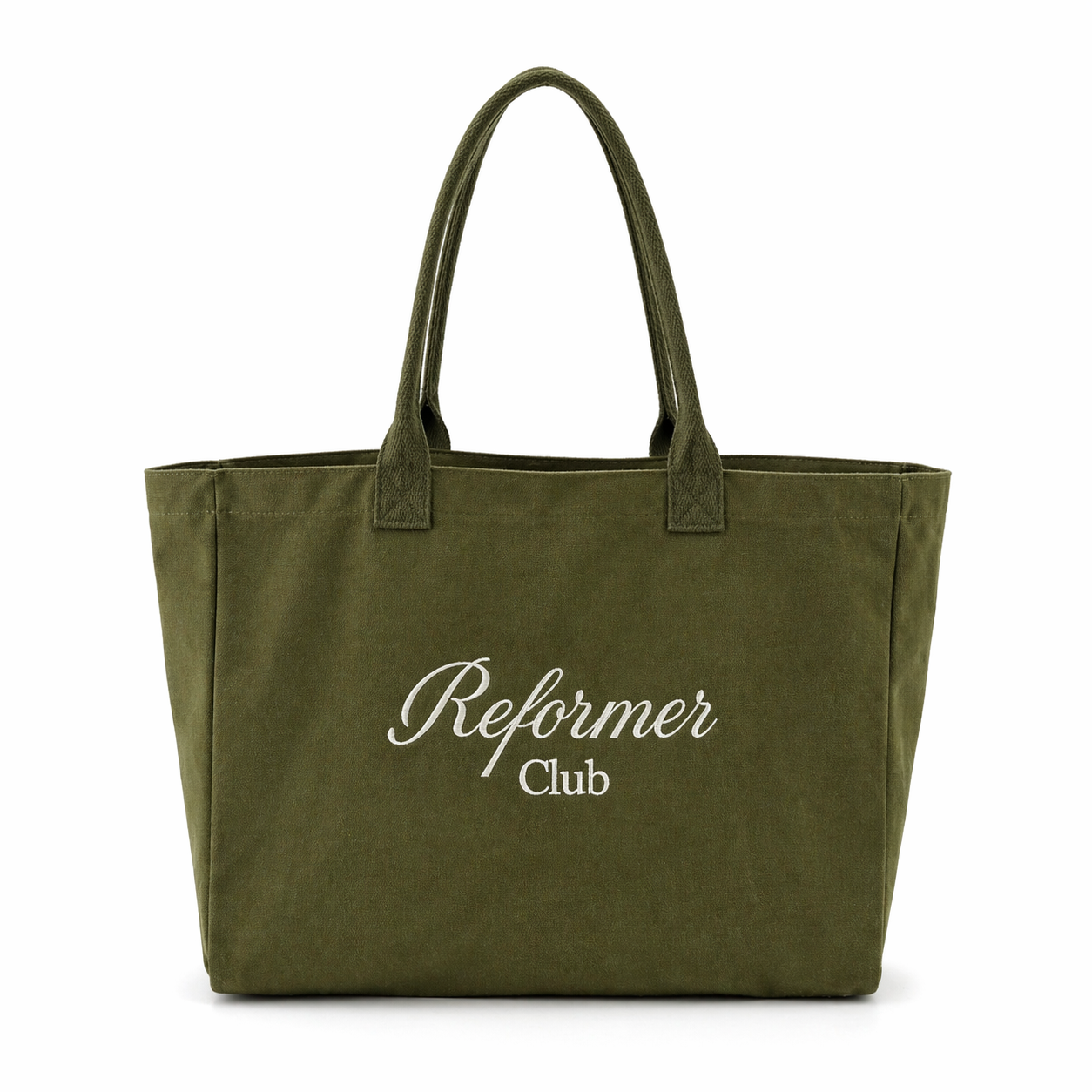 Custom Embroidery Canvas Tote Bag Large Capacity Cotton Shopping Bag Wide Strap Eco Friendly Reusable Grocery Beach Tote