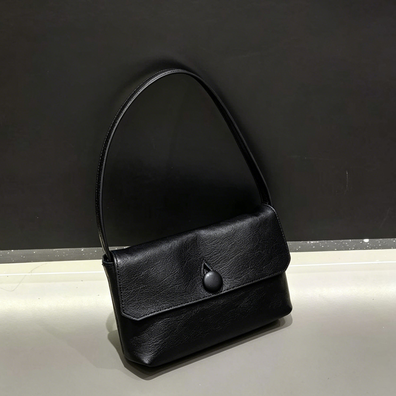 New Arrival Fashion Ladies Hobo Bag Simple Small Square Bag Luxury High Quality Genuine Leather Women's Handbags