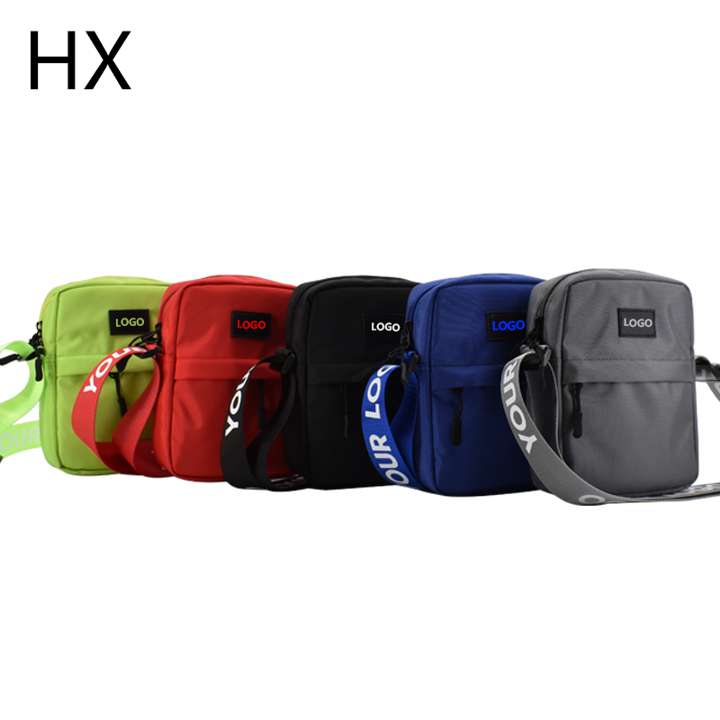 Low MOQ High Quality Custom Sport Fashion Style Mini Shoulder Crossbody Bags For Men Custom Messenger Bag